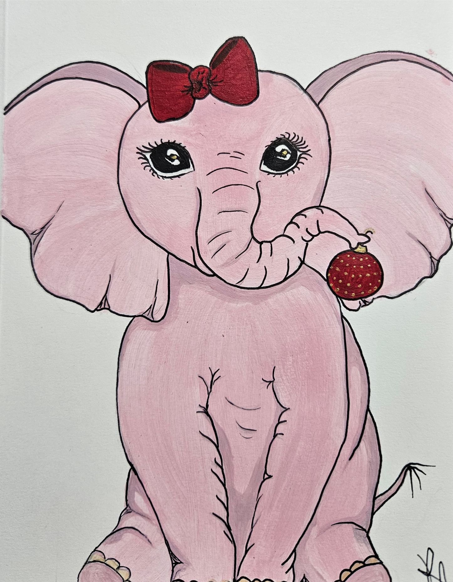 Éléphant rose