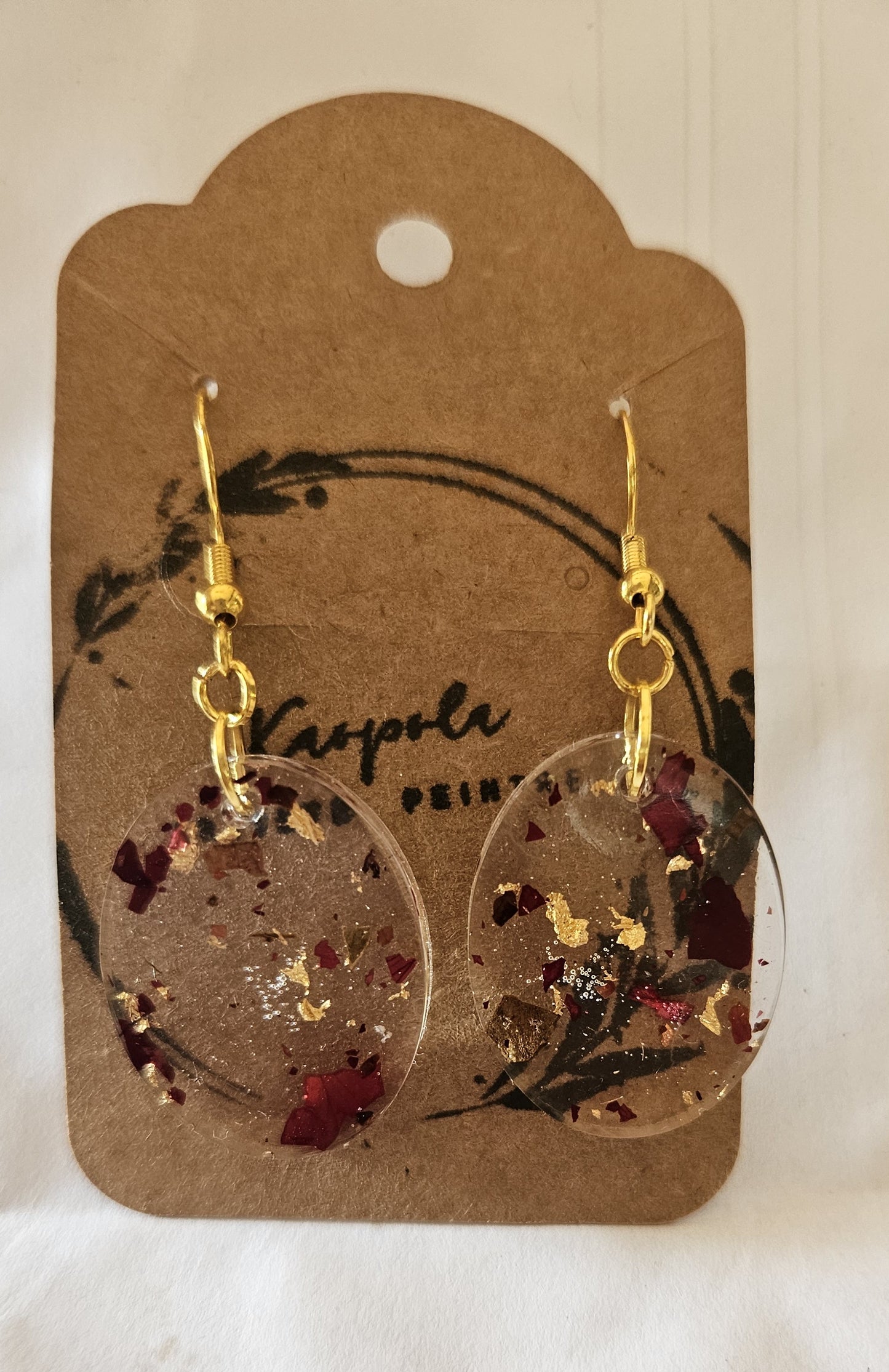 Bouquet de roses petites ovales