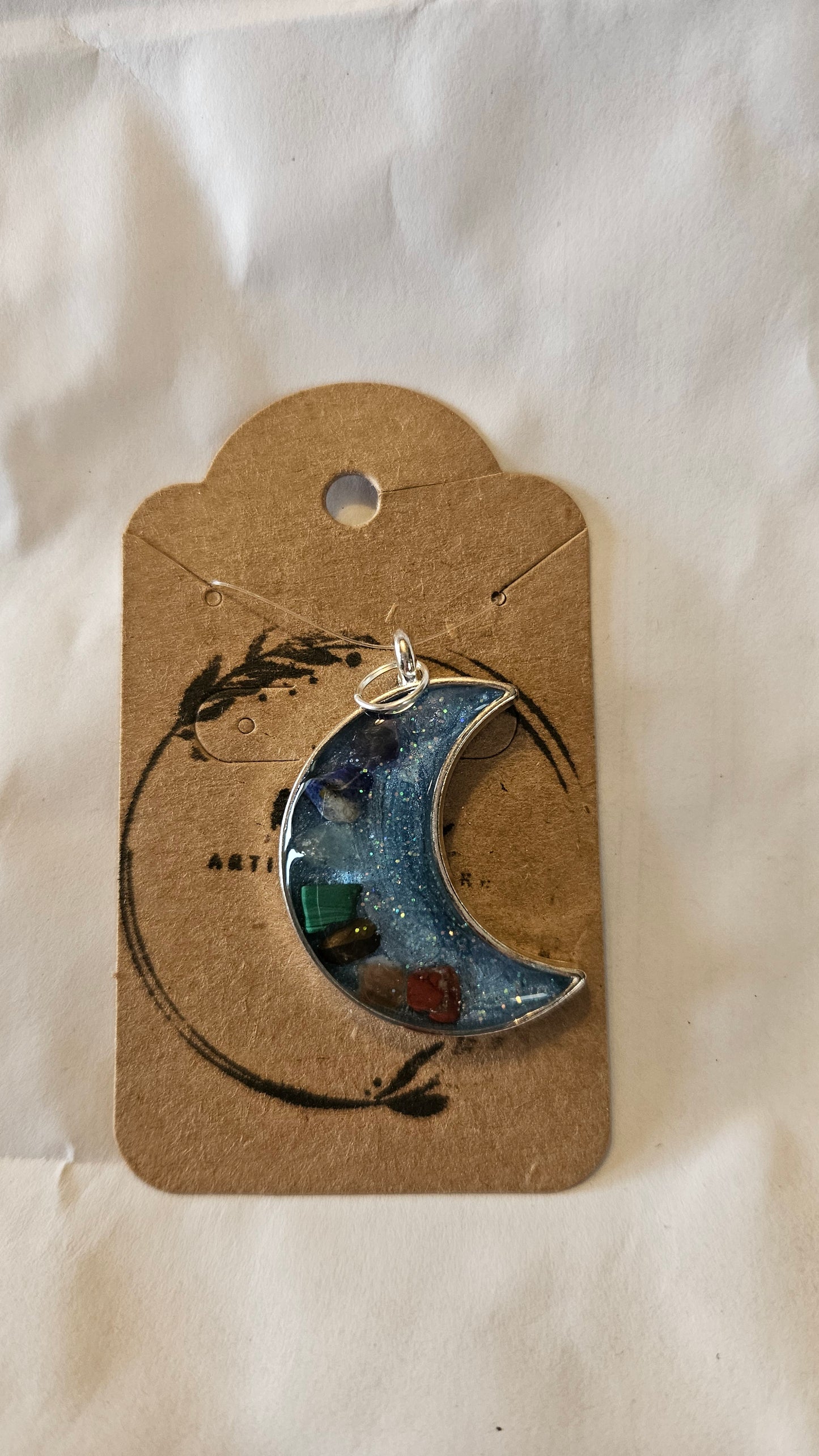 Lune bleu de chackras