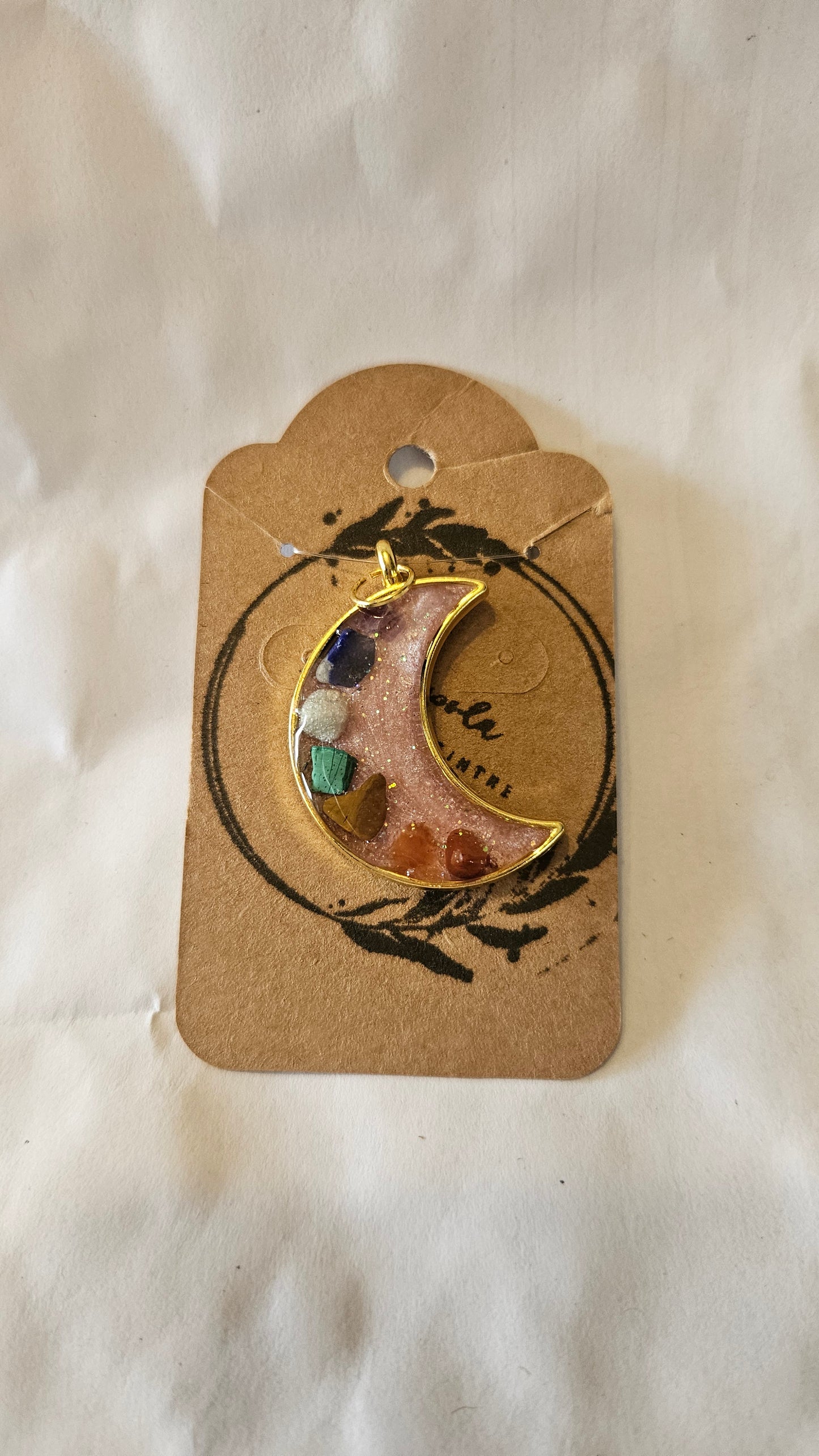 Lune rose de chakra