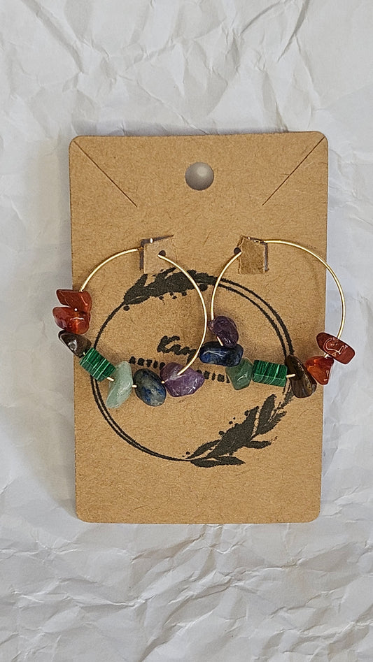 anneaux d'or chakra