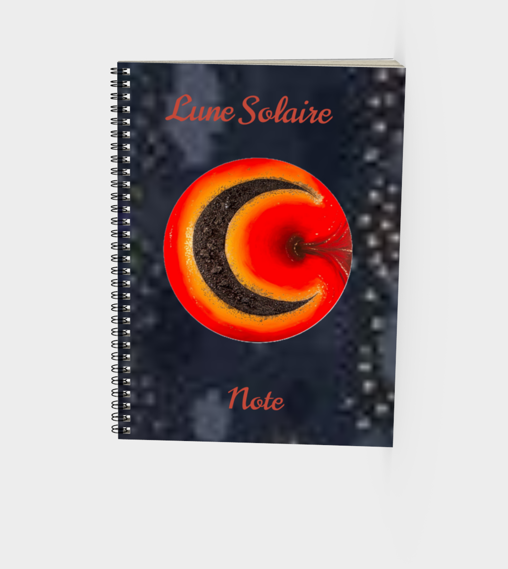 carnet de notes Lune Solaire