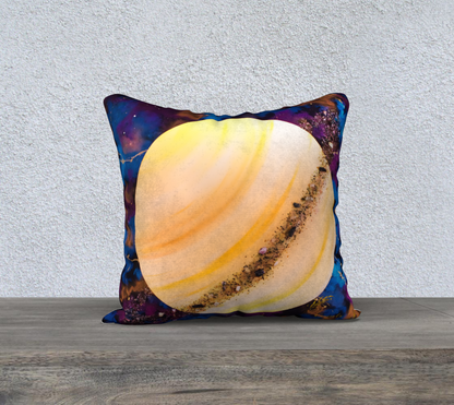 Housse de coussin Saturne et sa ceinture